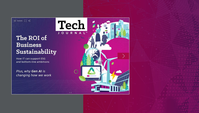Article Summer 2023 Tech Journal magazine: The ROI of Business Sustainability Image